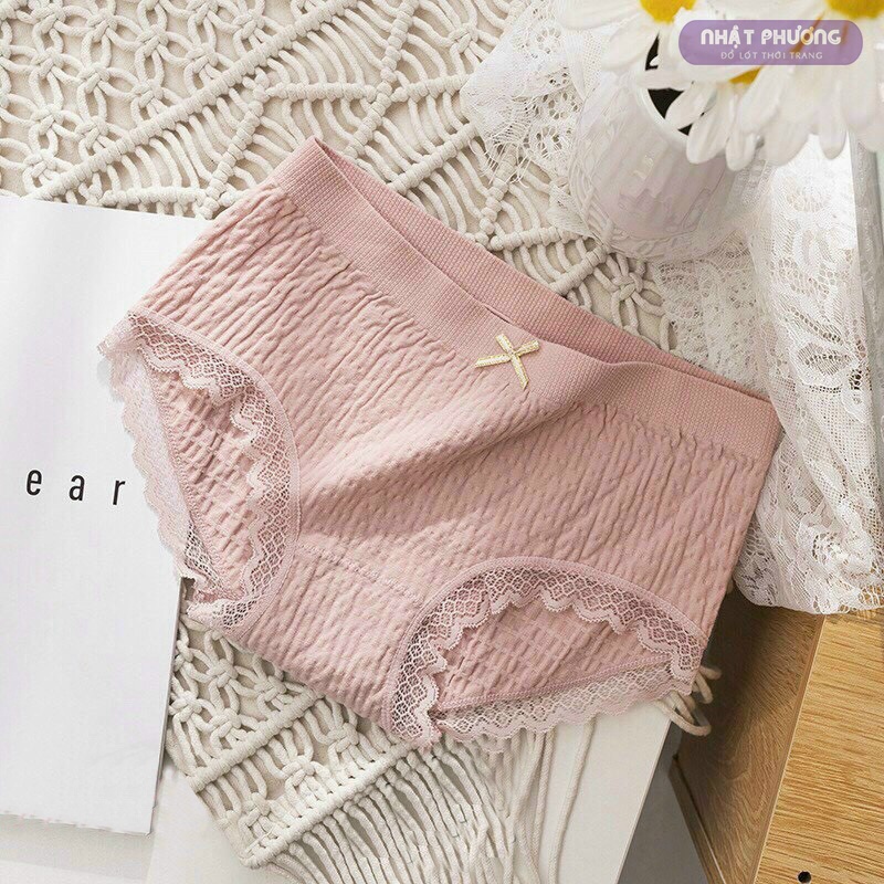 Quần Lót Nữ Cotton Nhăn Siêu Mềm Mịn | BigBuy360 - bigbuy360.vn