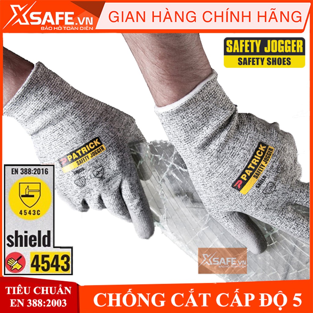 Găng tay chống cắt Jogger Shield - găng chống cắt cấp độ 5 - chống cắt, chống rách, chống đâm xuyên bảo hộ lao động