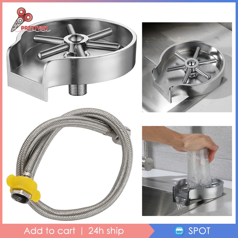 [Prettyia1] Dụng Cụ Làm Sạch Cốc Thủy Tinh Cho Bồn Rửa Nhà Bếp