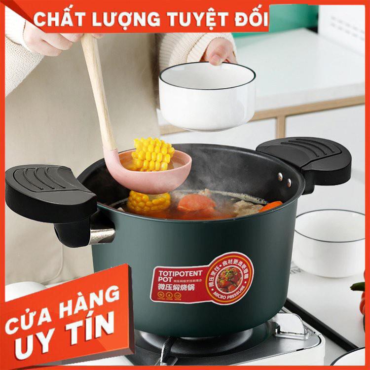 Nồi áp suất đa năng chống dính kiểu dáng Hàn Quốc dùng được cho mọi loại bếp, dung tích 3,5 lít - Vân Vân shop