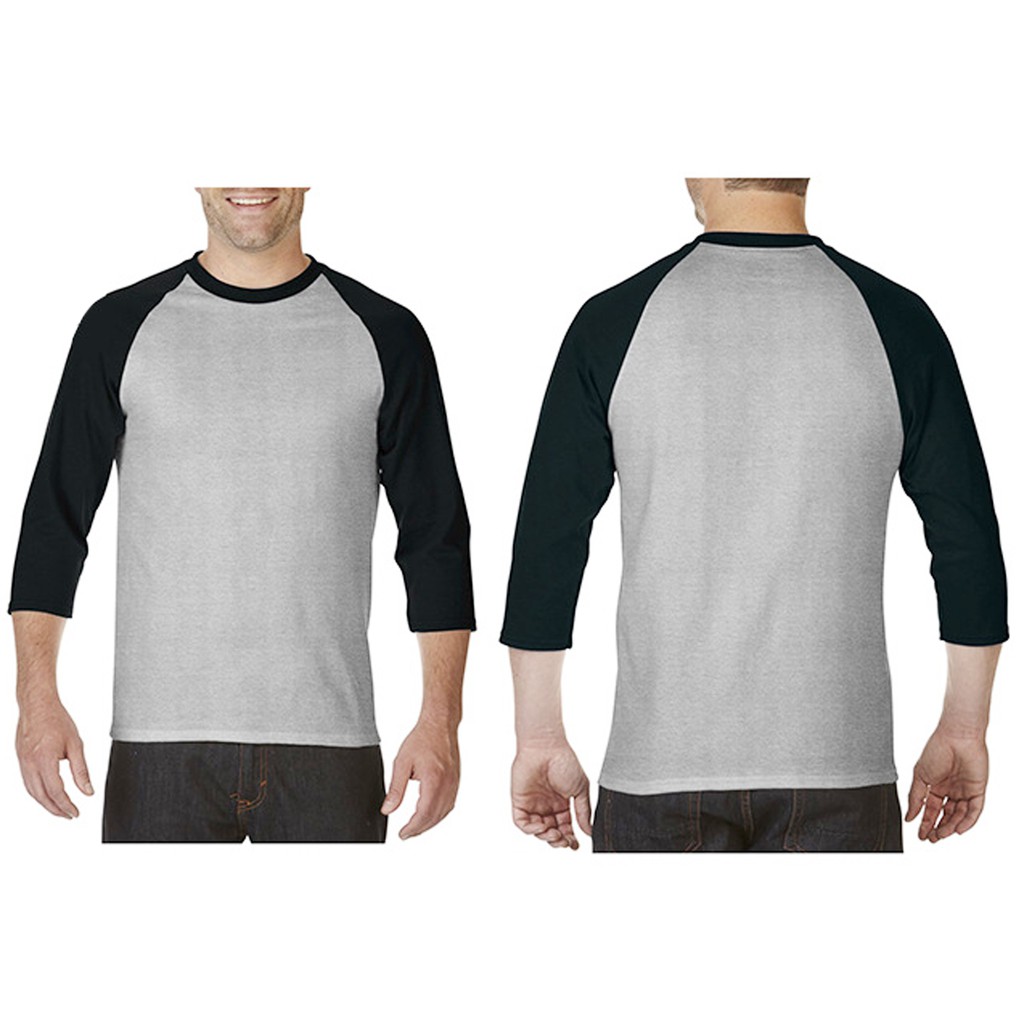 ÁO PHÔNG Gildan Sleeve Raglan 100% Cotton USA