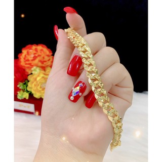 Lắc tay nữu xi dát vàng 18k cao cấp