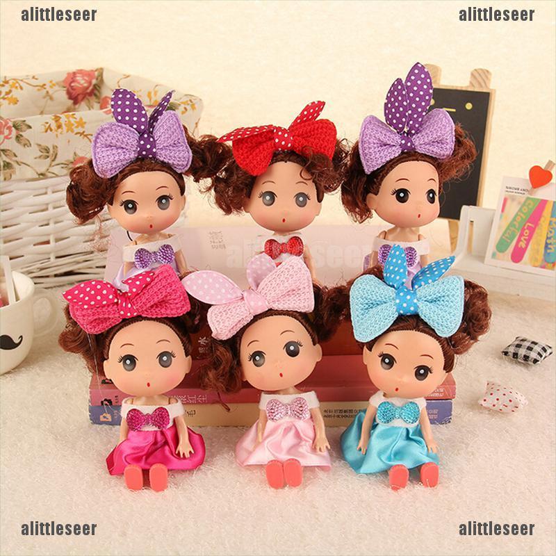 Búp Bê Em Bé Mặc Đầm Xinh Xắn 12cm