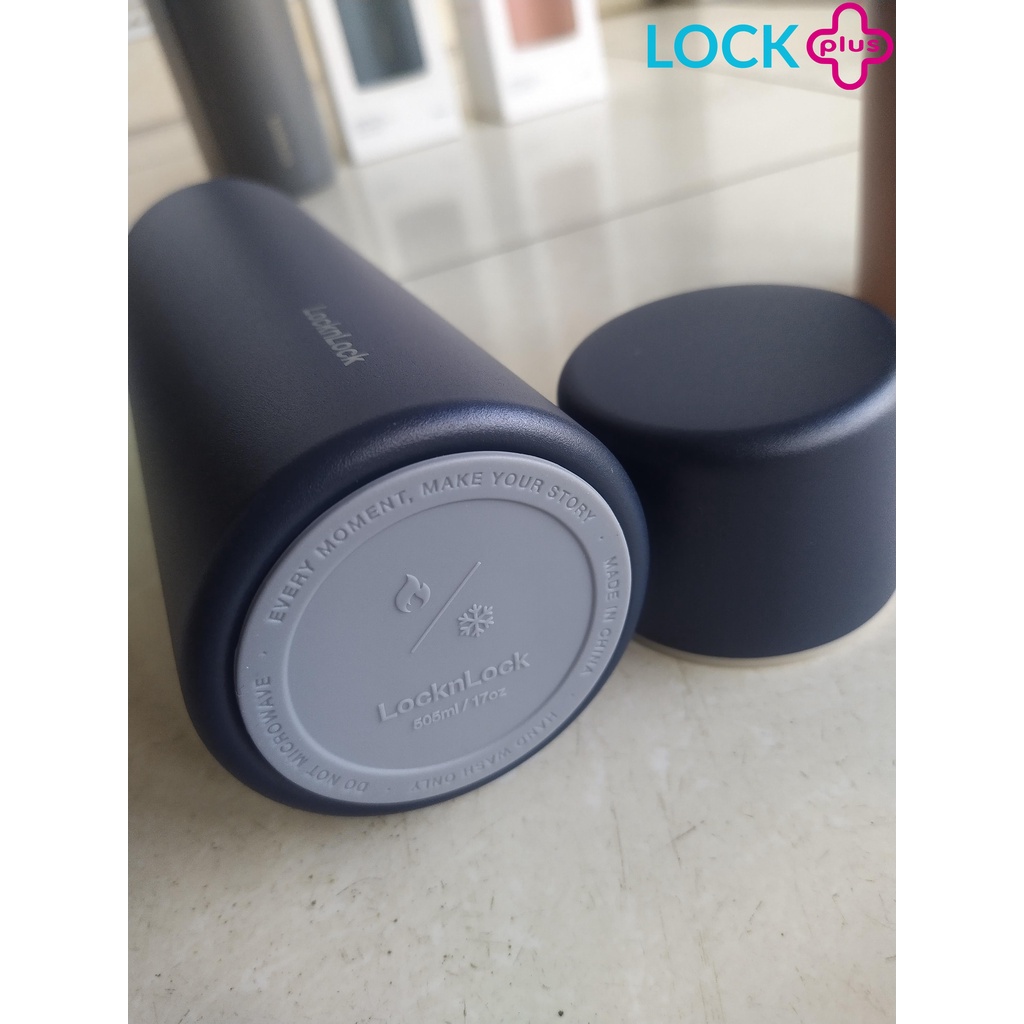 Bình giữ nhiệt có nắp sử dụng như cốc Lock&Lock Maman Cup LHC1487 - hàng chính hãng