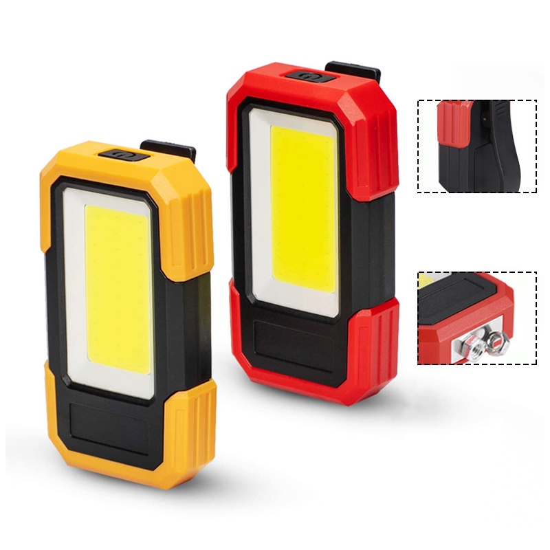 Đèn LED COB Hít Nam Châm Có Tay Cầm Hỗ Trợ Sửa Chữa Xe Hơi/Cắm Trại