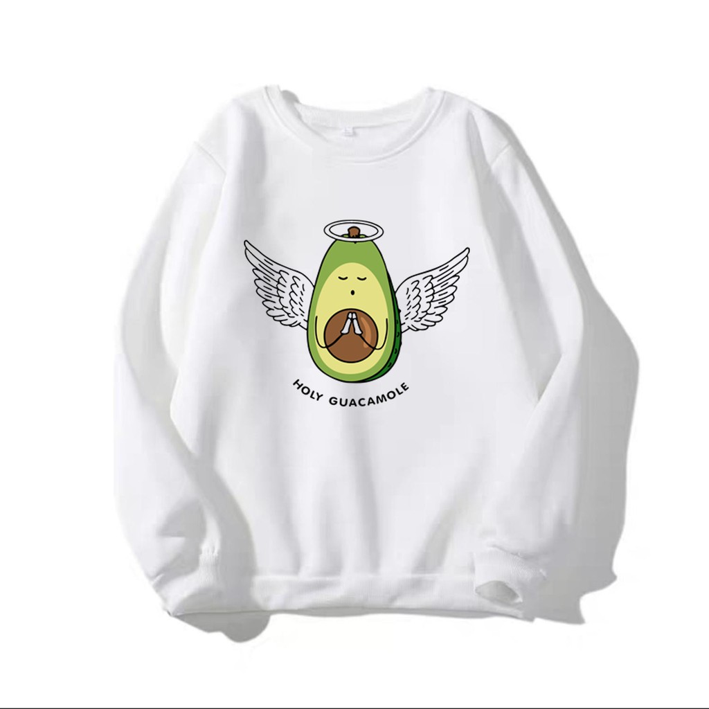 ÁO SWEATER NAM NỮ IN QUẢ BƠ THIÊN THẦN (NHIỀU MÀU)