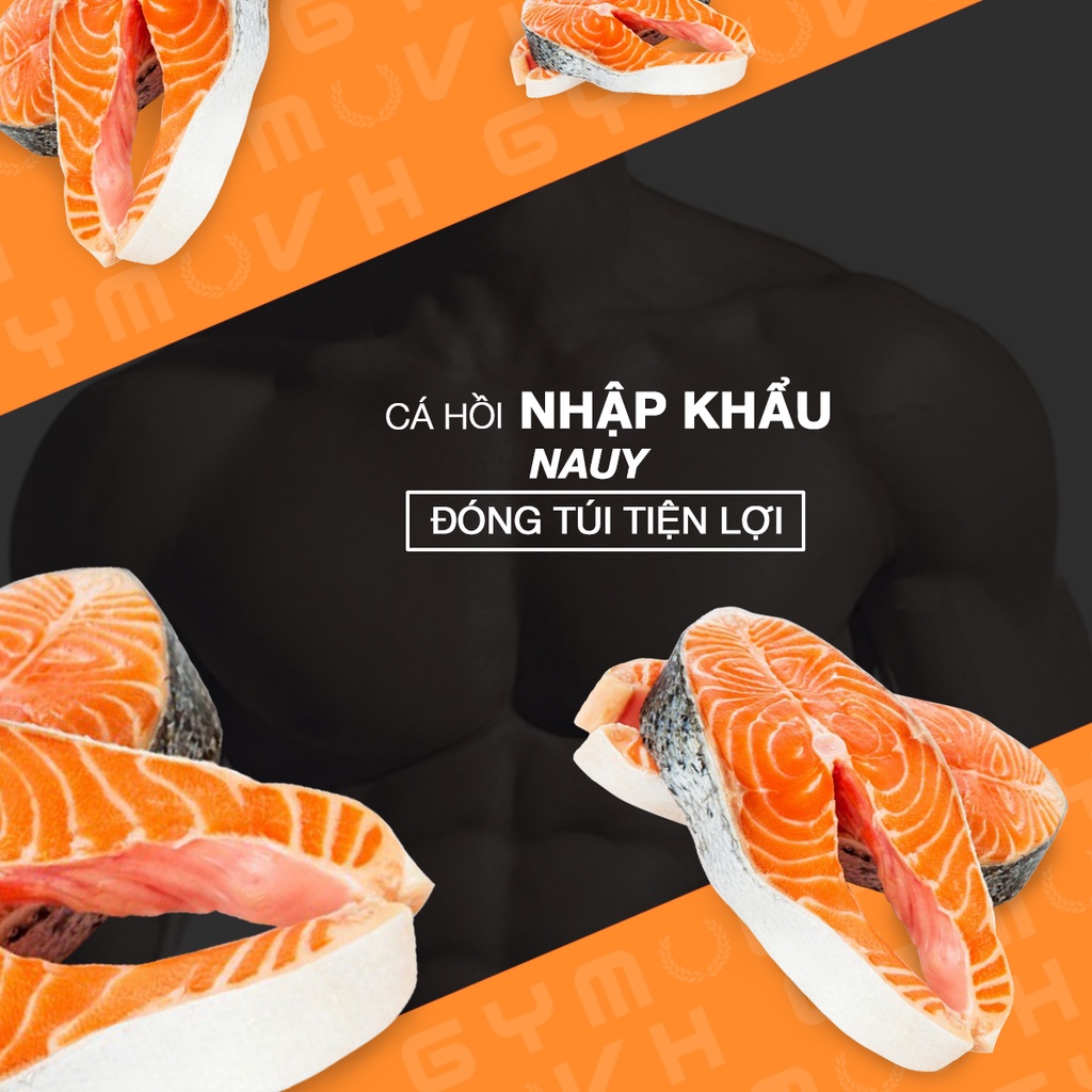 Cá hồi Nauy cắt khúc đóng túi 1kg