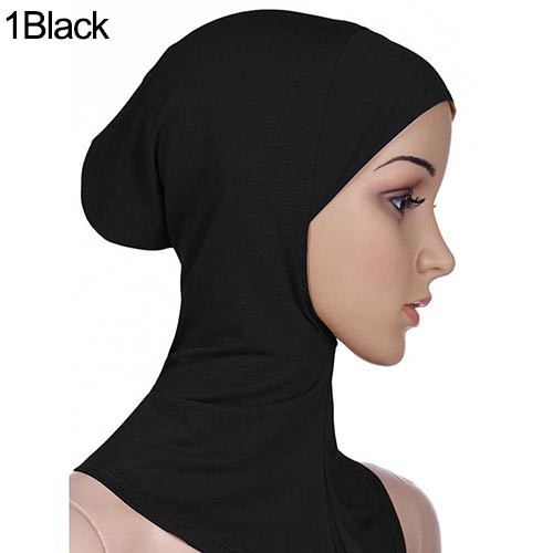 Nón trùm đầu phối khăn choàng phong cách Hồi giáo cho nữ