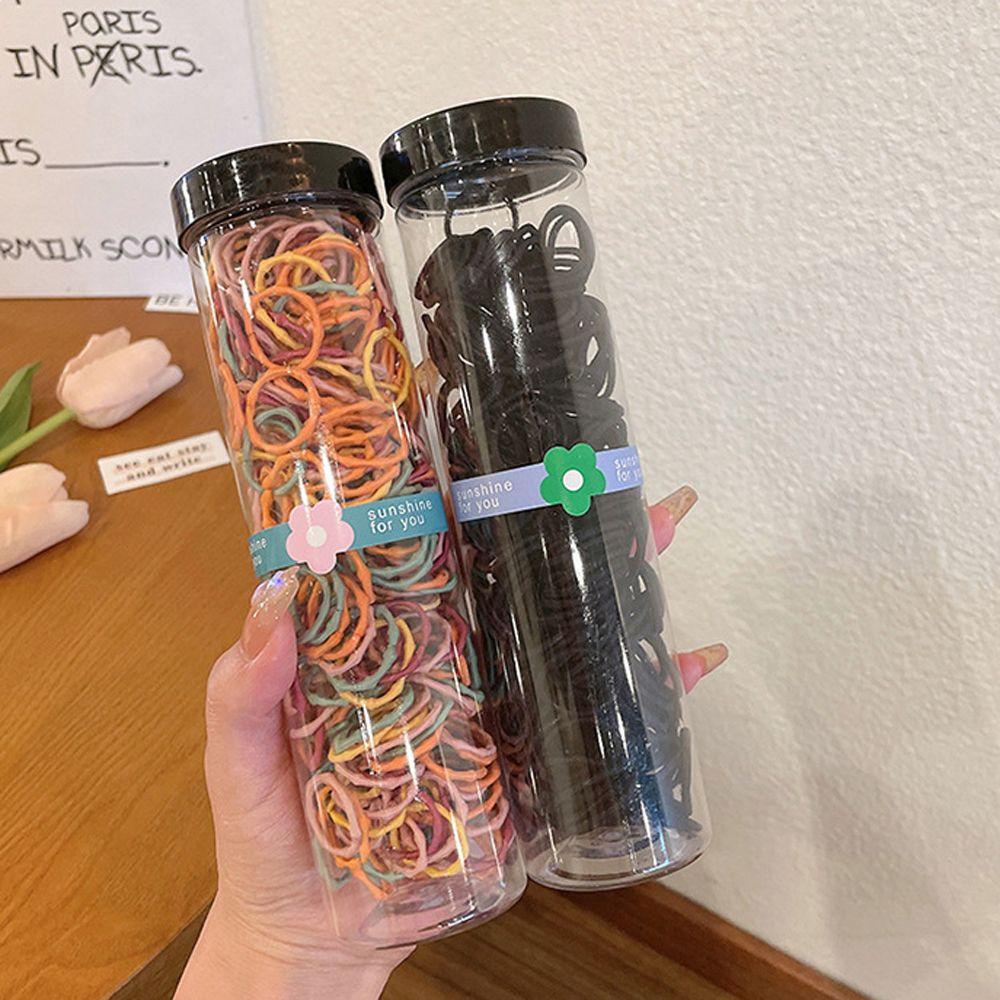Hộp 300 Dây Buộc Tóc Cao Su Co Giãn Kiểu Pháp Dễ Thương Cho Bé Gái VANES1