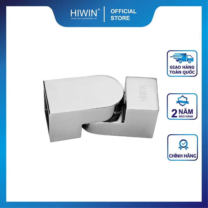 Chuyển góc đa hướng phòng tắm kính inox 304 mặt gương dùng cho ống 25x25mm HIWIN SB-616T