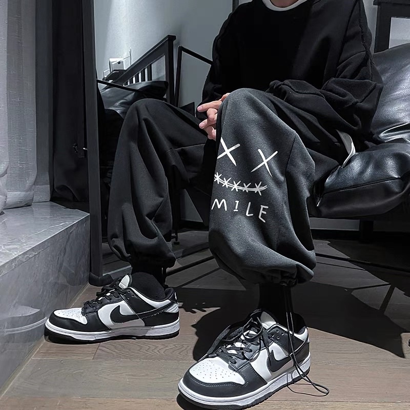 Quần LONGPANT Dây Rút Hoạ Tiết SMILE