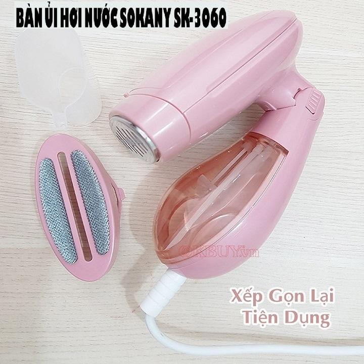 ( máy ủ hơi nước mini) bàn là ủi hơi nước chính hàng sokany công suất lớn - ủi quần áo nhanh chóng