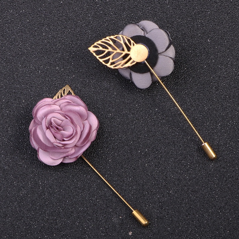 EFAN Ghim Cài Áo Hình Hoa Trà Bằng Vải Thời Trang Dành Cho Nữ