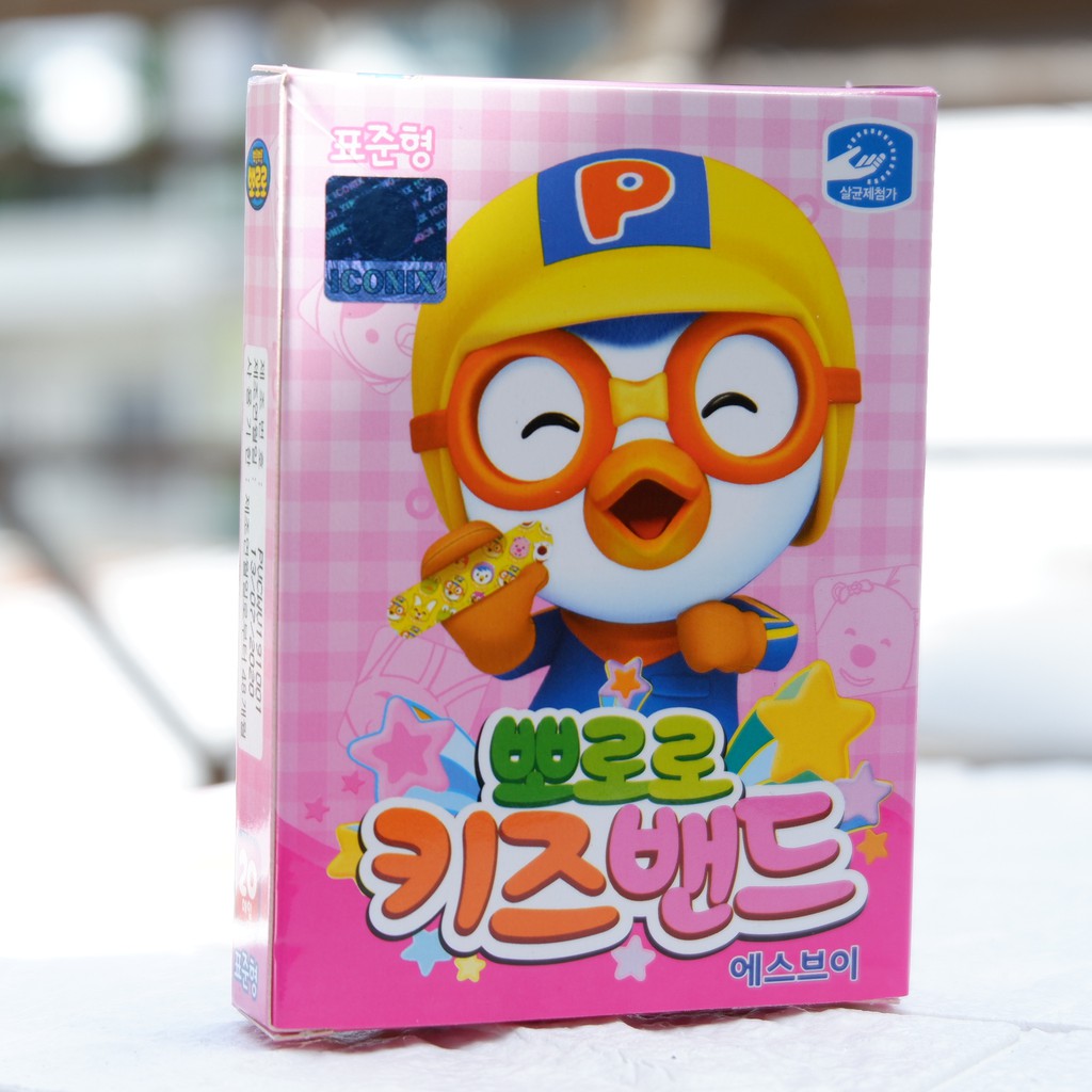 Băng keo cá nhân Kids Brand in hình Pororo dễ thương Young Chemical NPP Shoptido