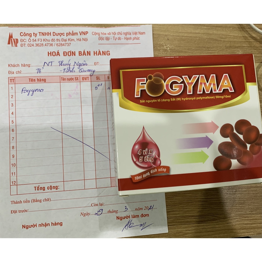 FOGYMA HÀNG CHÍNH HÃNG-Bổ sung sắt cho phụ nữ đang mang thai, sau sinh và người thiếu hụt sắt