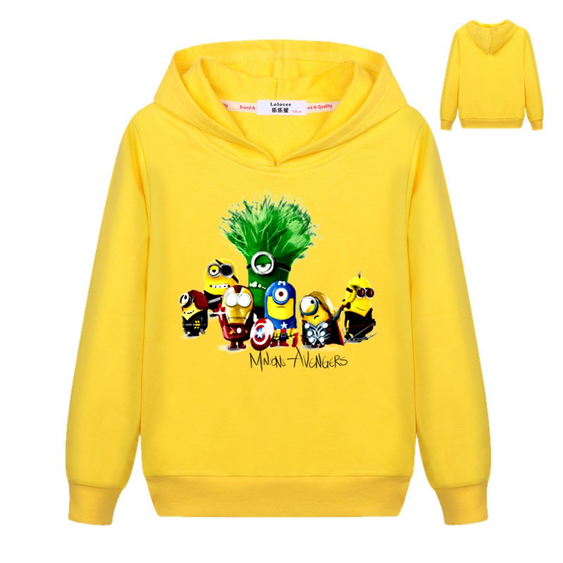 Áo Hoodie In Hình Minion Ngộ Nghĩnh Cho Bé