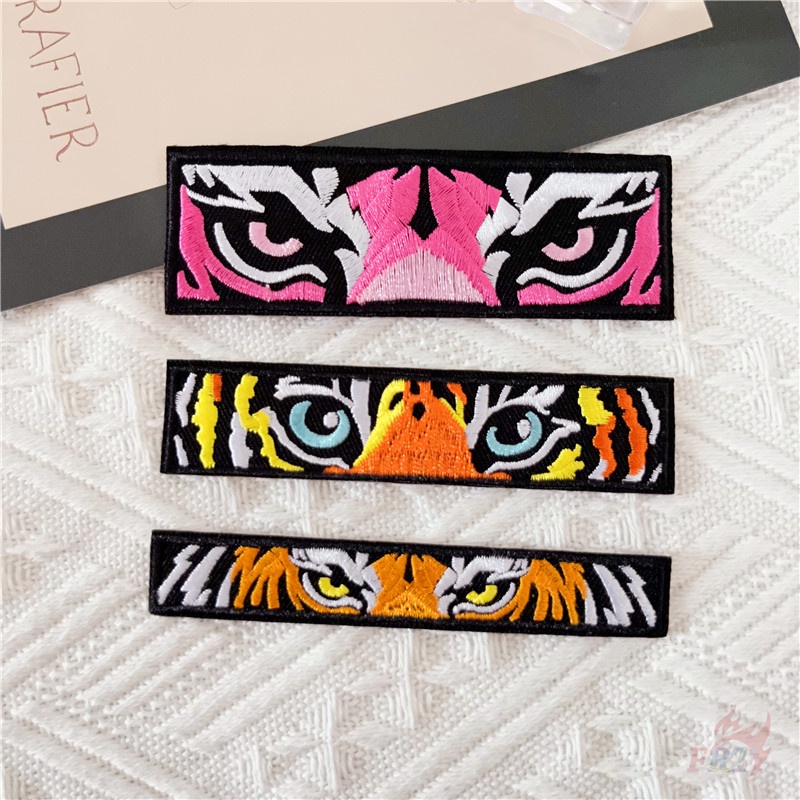 ☸ Sticker Ủi Thêu Hình Hổ Cá Tính ☸ 1 Sticker Ủi Thêu Hình Huy Hiệu