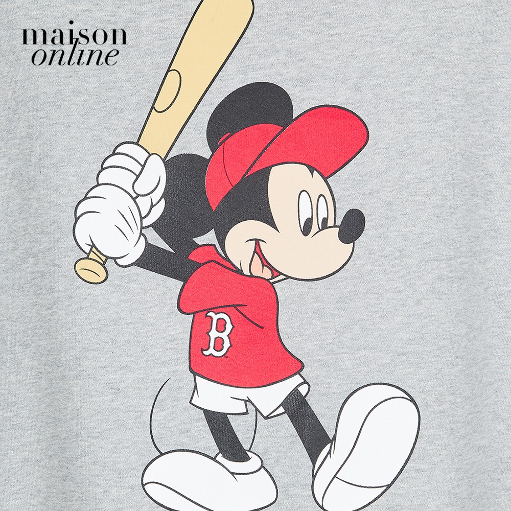 MLB - Áo hoodie phối zip hình Mickey MLB x Disney 31TRK1031-43M