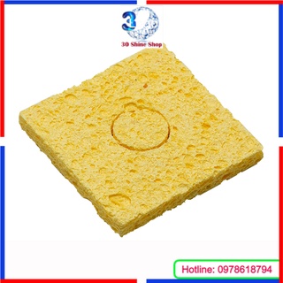 Bọt biển chùi mỏ hàn 6x6 siêu dầy lau mũi hàn cực sạch Giá hủy diệt freeship
