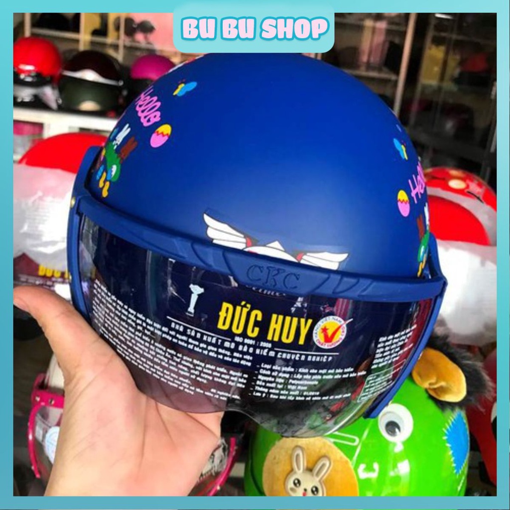 Mũ bảo hiểm trẻ em ĐỨC HUY Kính JOKO cho bé từ 3-6 tuổi (nhiều màu)