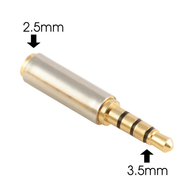 ĐẦU CHUYỂN ĐỔI 2.5MM SANG 3.5MM ĐẦU MẠ VÀNG