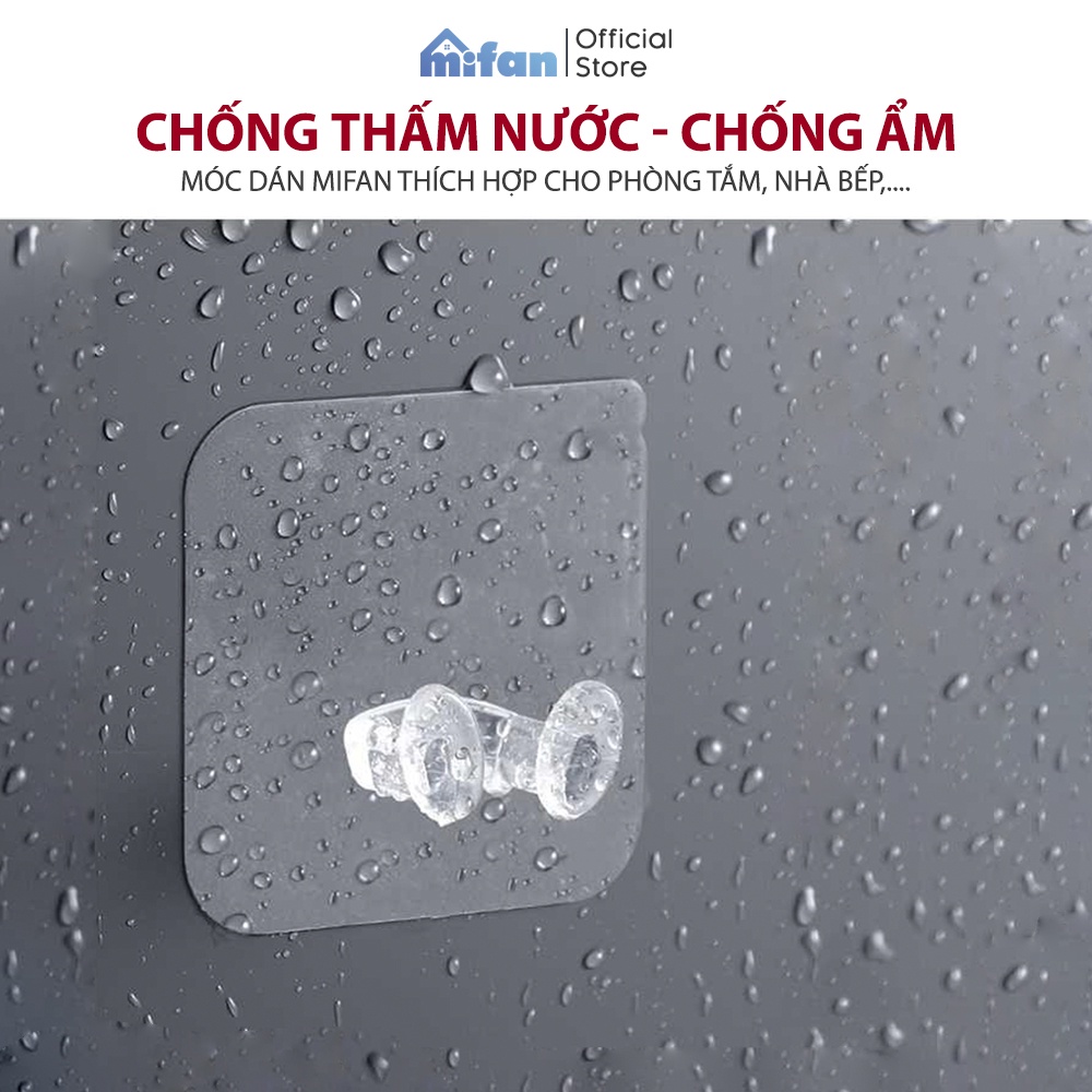 Combo 10 Móc Dán Tường Treo Phích Cắm, Ổ Cắm Cáp Sạc, Kẹp Dây Điện Đa Năng Siêu Chắc - Keo Dày, Nhựa PVC Cao Cấp - MIFAN