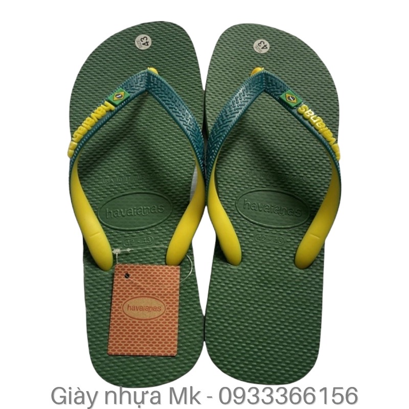 Dép Kẹp Xỏ Ngón Nam Havaianas Siêu Bền Siêu Êm Chống Trơn Trợt - DL123