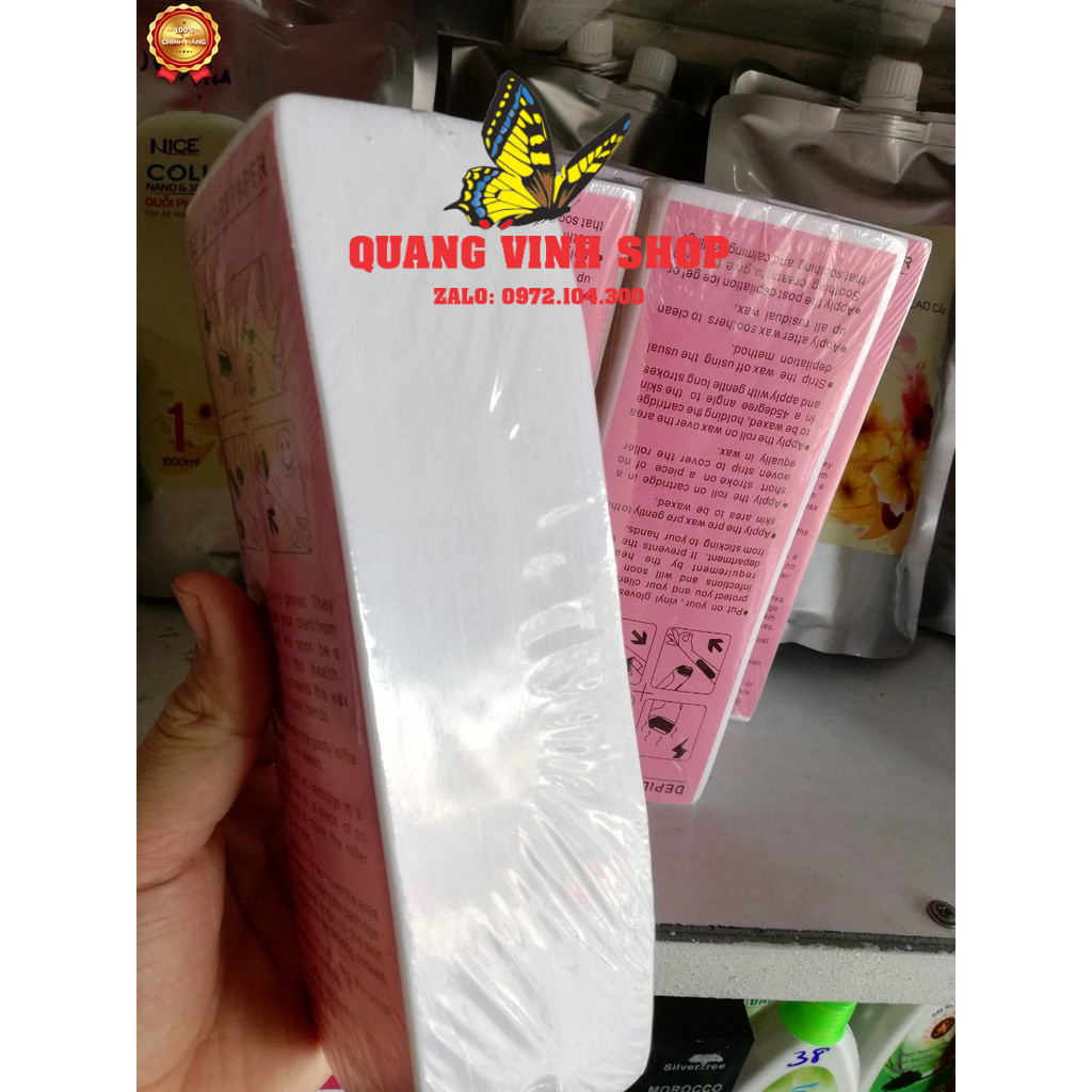 Giấy wax lông 100 tờ (hàng loại 1 siêu dày)
