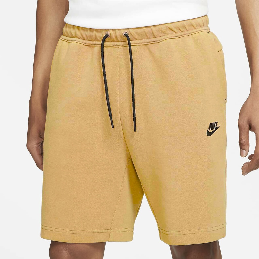NIKE - Quần ngắn thể thao nam nữ Nike Sportswear Tech Fleece Short - Vàng
