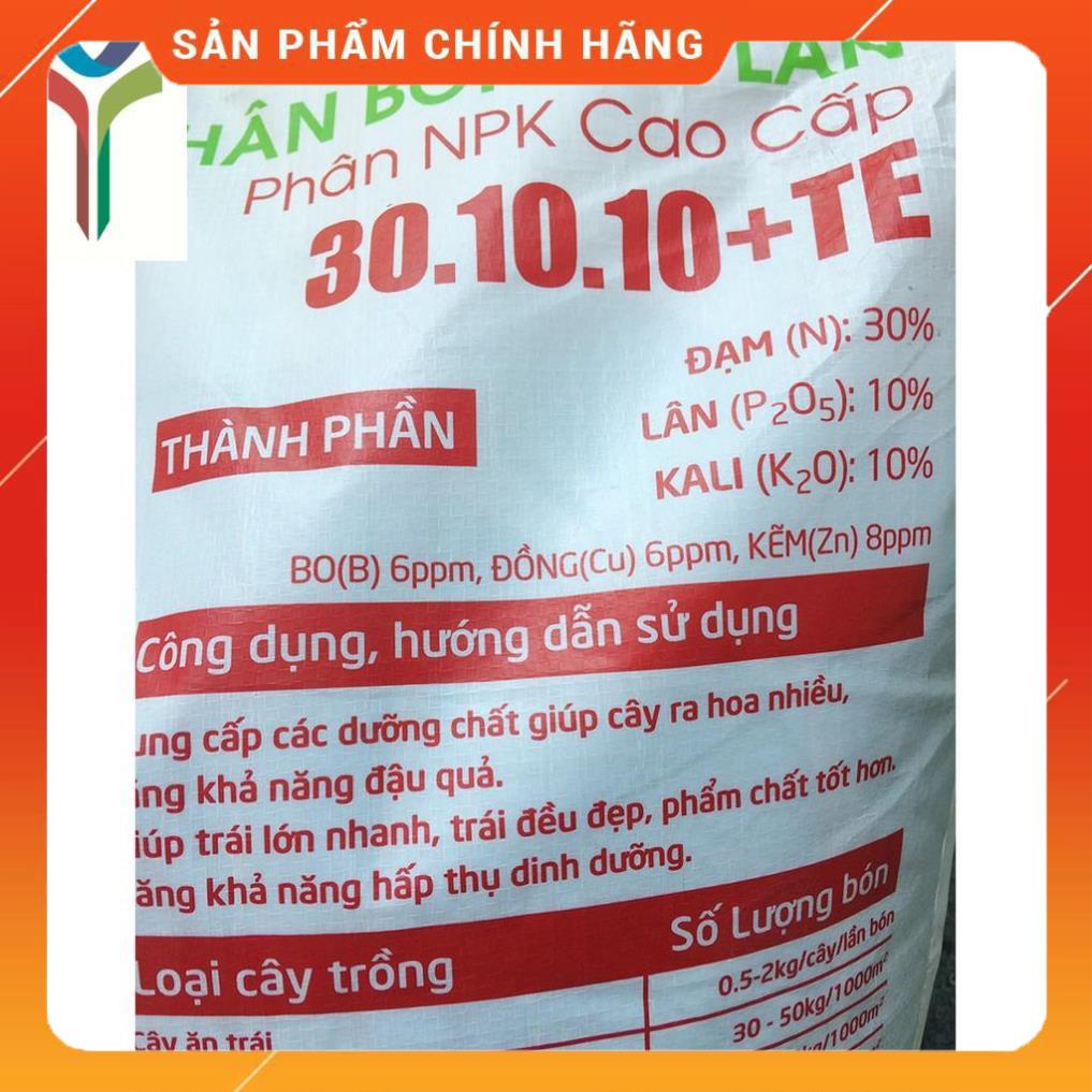 Phân bón gốc NPK Hà Lan 30-10-10+TE chất lượng cao, chiết từ bao 25kg đóng túi zip (gói 1kg)