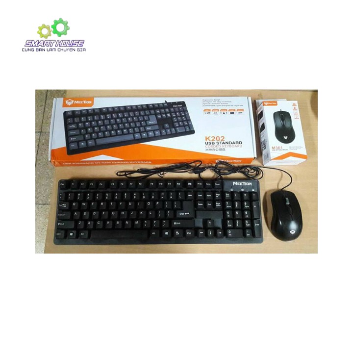 Bộ Phím Chuột Meetion K202+M361 Mua Combo Giảm ngay 50%. | BigBuy360 - bigbuy360.vn
