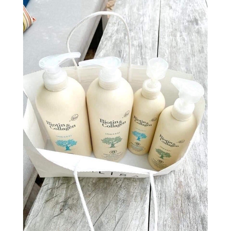 ❌FREE SHIP❌ Cặp dầu gội, dầu xả Biotin collagen trắng - phục hồi tóc hư tổn | BigBuy360 - bigbuy360.vn
