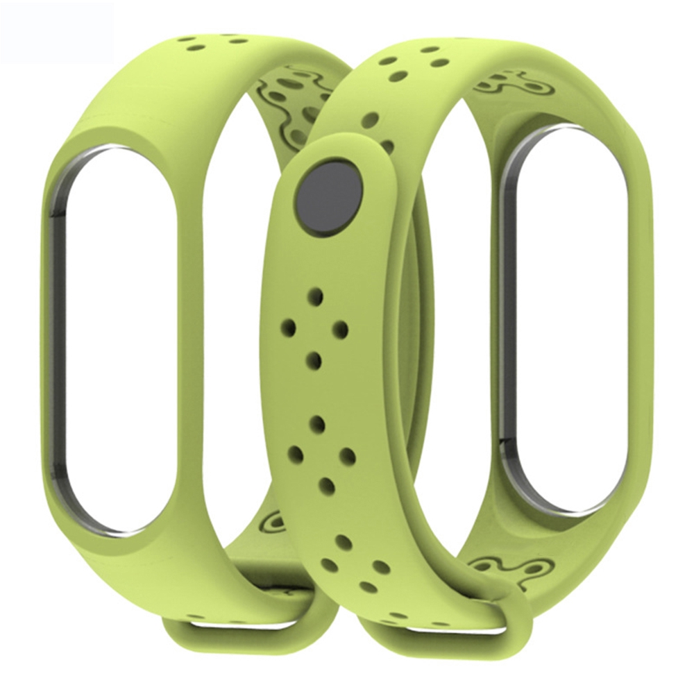 MYRONGOODS [COD] Breathable Replacement Watch Strap Sports Silicone Wristband for Xiaomi Mi Band 3 4