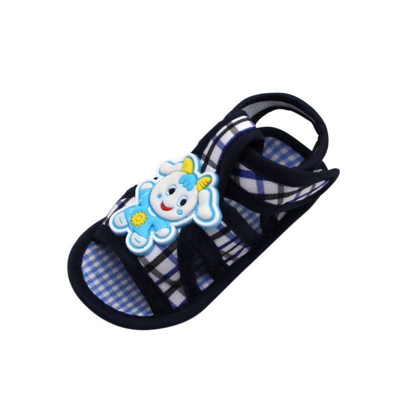 Xăng đan Đế Mềm Hình Động Vật Hoạt Hình Thời Trang Mùa Hè Cho Bé Tập Đi
