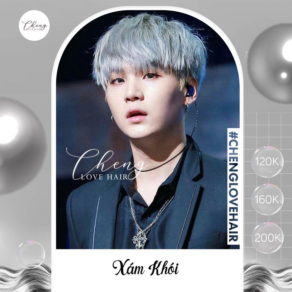 Thuốc Nhuộm Tóc Nam Màu XÁM KHÓI | Chenglovehair, Chenglovehairs