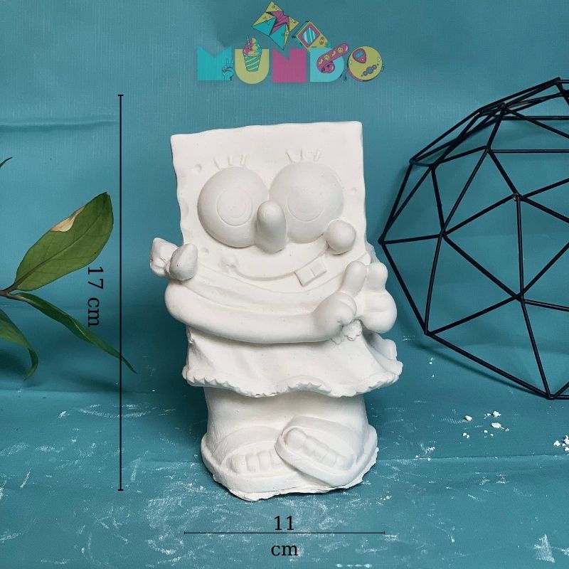 Tượng tô màu  cao cấp chọn mẫu SIZE XXL BỌT BIỂN, tượng thạch cao MUNDO