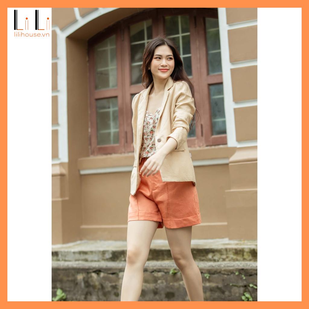 Áo blazer nữ công sở đẹp chất vải linen co giãn thâm hút mồ hôimàu trắng có size từ 45 - 70kg | BigBuy360 - bigbuy360.vn