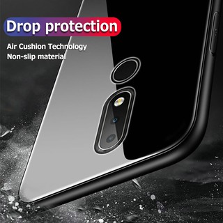 Hard Case OPPO F11 Pro Solid Color Glass Case Covers