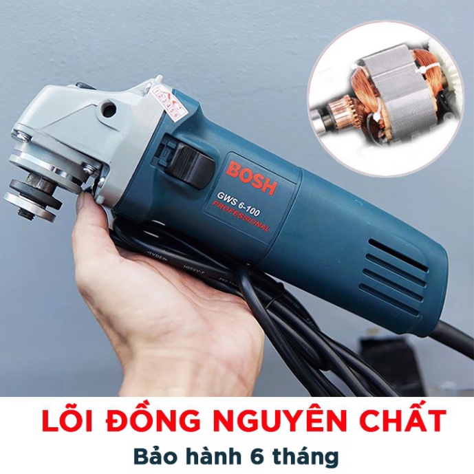 Máy Mài Bossh 670w, Máy Mài Góc, Máy Cắt Cầm Tay - Hàng Công Ty