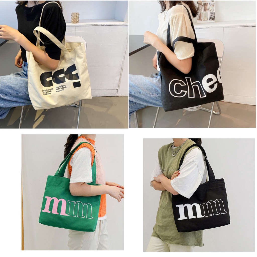 Túi tote Vải canvas mềm Đẹp đi học đi chơi Cực Hot có khóa miệng, thời trang hàn Quốc hời trang hazin