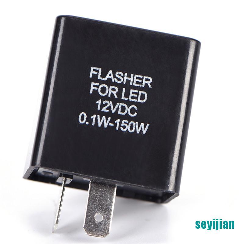 Rơ Le Đèn LED Nhấp Nháy Tín Hiệu 12V 2 Pin Cho Xe Máy