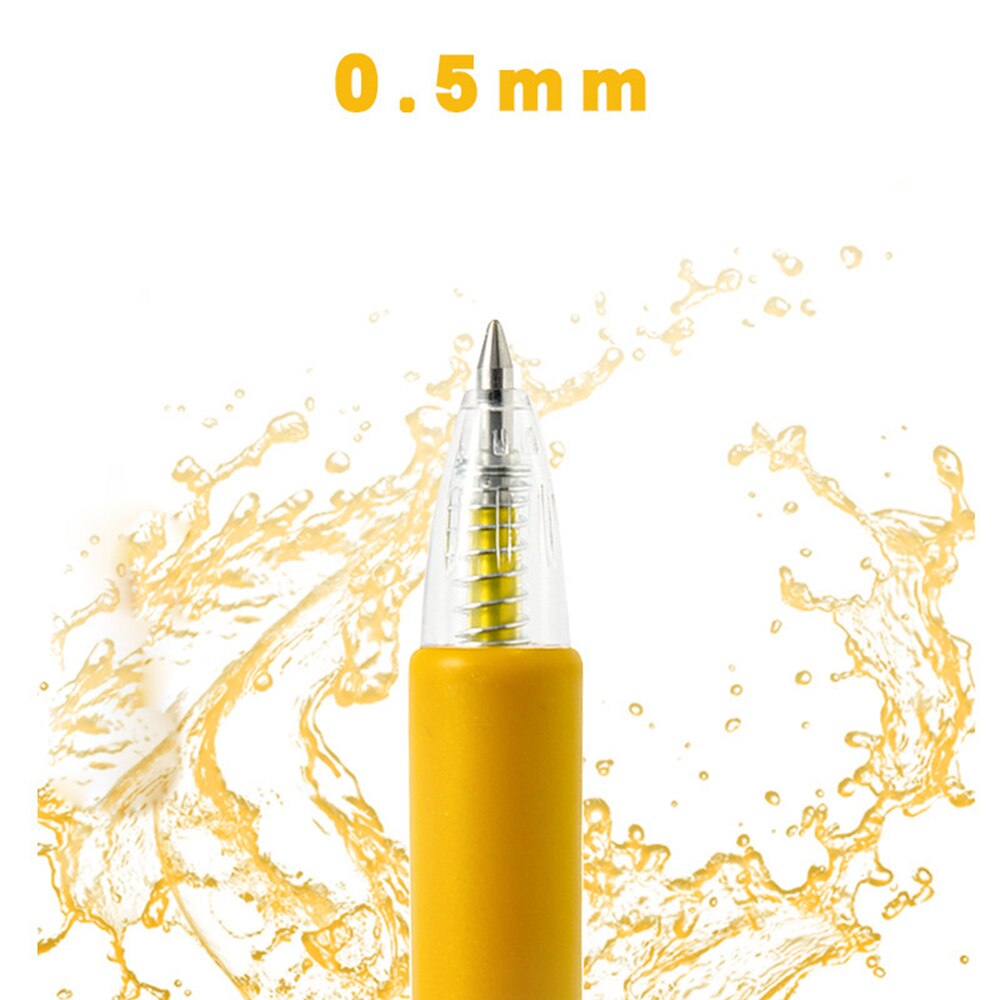 Set 6 Bút Gel Nhiều Màu Ngòi 0.5mm