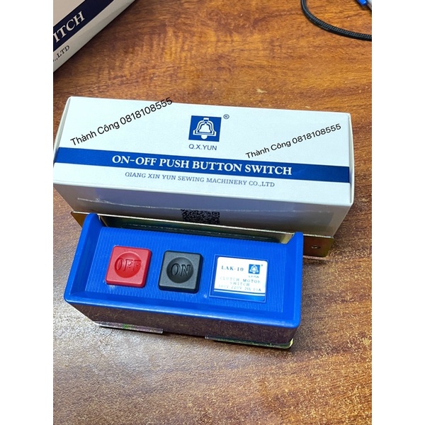 Công Tắc Mô Tơ Máy May Công Nghiệp. Hộp công Tắc ON / OFF cho máy may. Hàng chính hãng