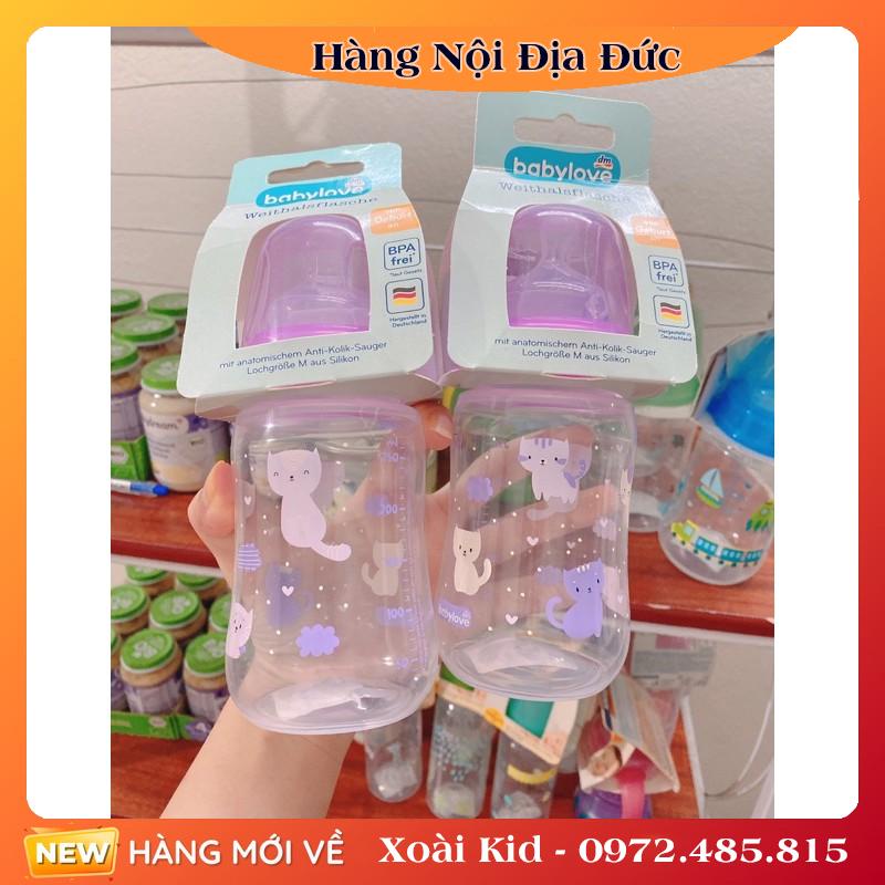 Bình sữa BABYLOVE size 150ml, 280ml cho bé của Đức