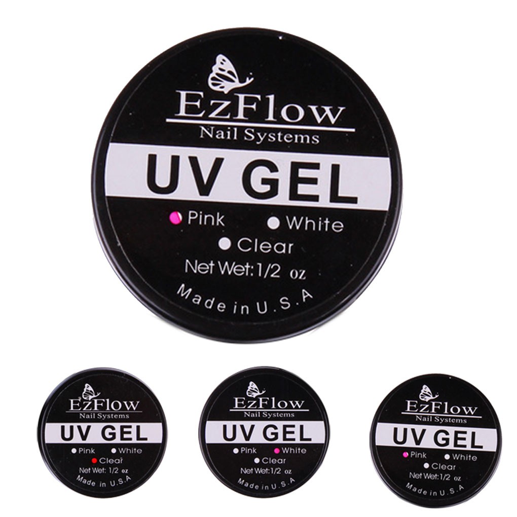 Gel đắp móng tay 3 màu tự chọn phù hợp cho UV gel nhanh khô