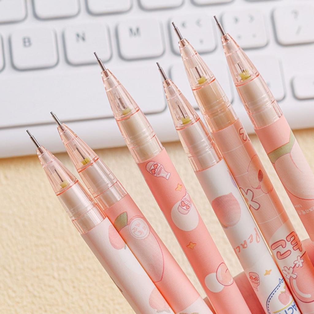 Bút Chì Kim Bấm Cute EDUSKY Sáng Tạo Dễ Thương Cho Học Sinh Văn Phòng