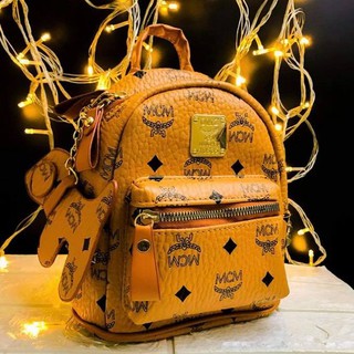 [Balo Da Siêu Cấp ]Balo Da McM_Bag cute cao cấp 2021.