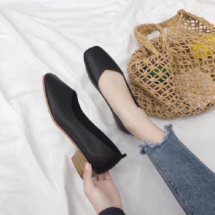 C3 - Giày nữ, giày búp bê đế 3cm