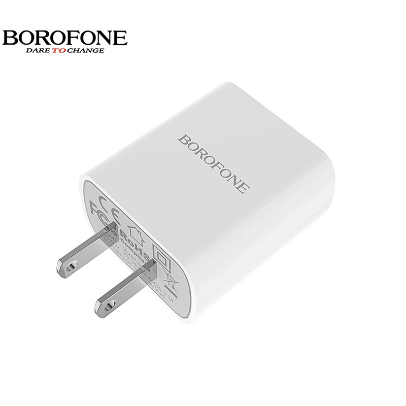 Củ sạc 2.1A BOROFONE BA20 cổng USB - Chính hãng