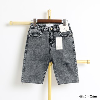 (LOẠI 1) Quần short jeans lửng rách gối